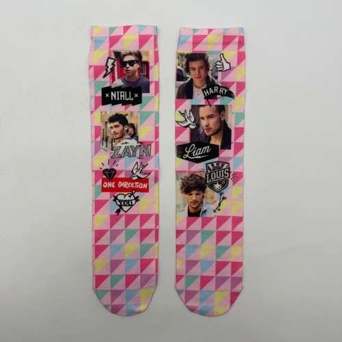 One direction socks pink all - one,